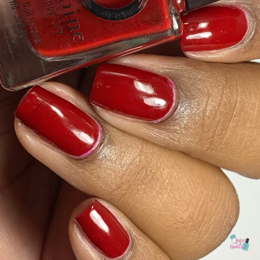 dark red gel ext. | Red nails, Dark red, Gel